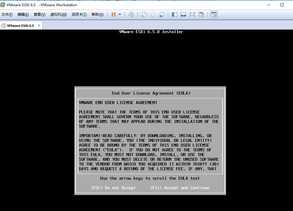 最详细安装Esxi 6.5