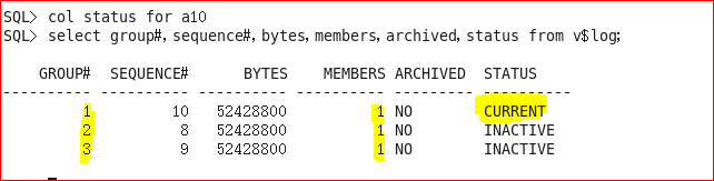 Oracle 11g 管理重做日志文件