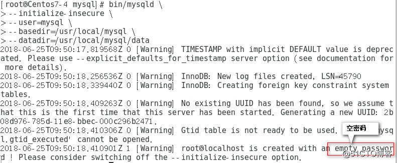 Centos7中编译安装MySQL(mysql-5.7)