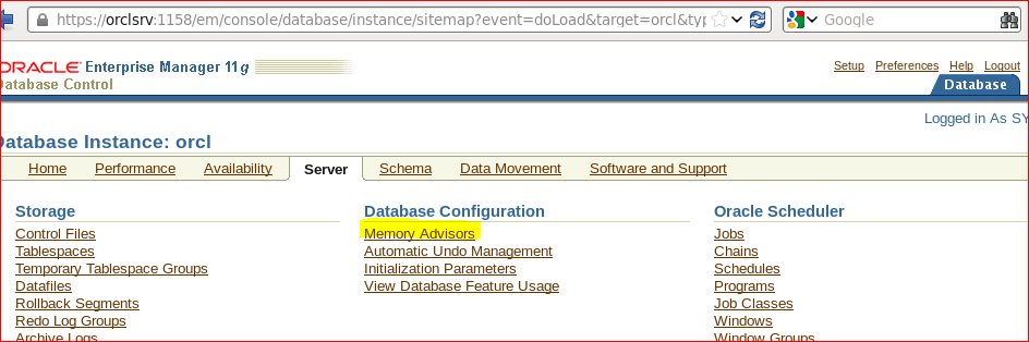 Oracle 11g R2 体系结构