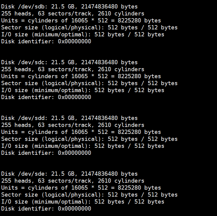 Linux实现最常用的磁盘阵列--RAID5