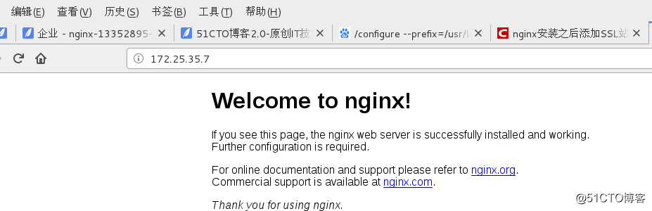 nginx源码编译和集群及高可用