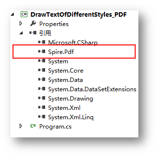 C# 如何在PDF中绘制不同风格类型的文本