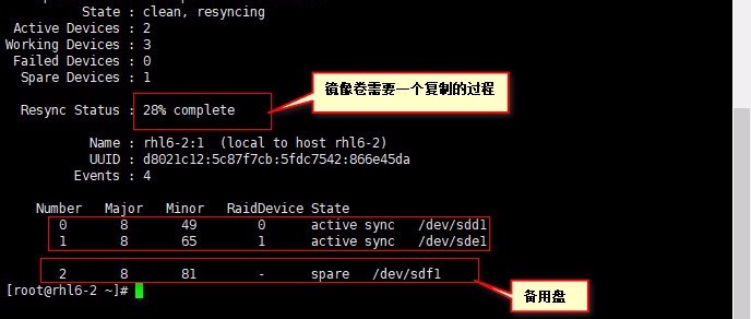 RAID磁盘阵列的部署(red hat 6.5)