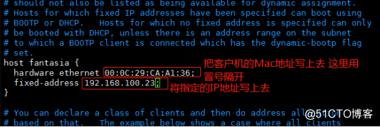 DHCP自动分配地址；DHCP给指定的客户端分配指定的IP地址；