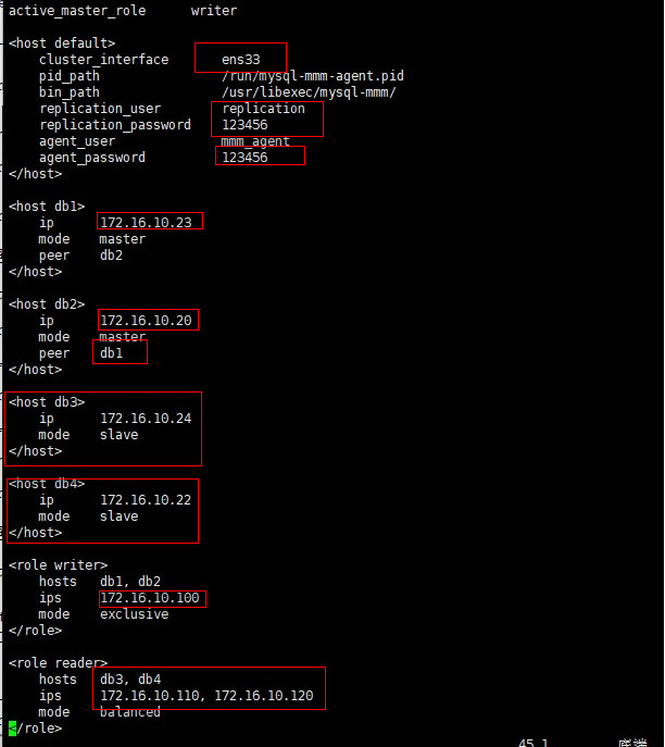 MariaDB-MMM高可用群集