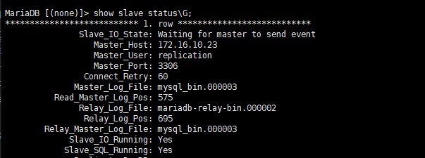 MariaDB-MMM高可用群集