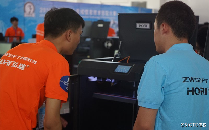 弘瑞3D打印厂家“助攻”2018全国职业学校信息技术技能大赛