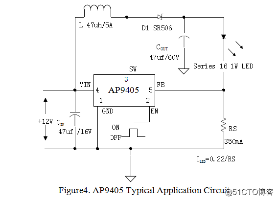 输出高达60V_AP9405_LED驱动升压恒流芯片
