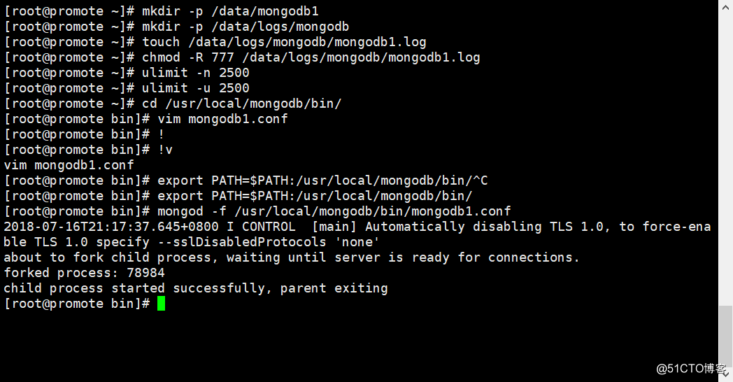 MongoDB安裝及多實例啟動