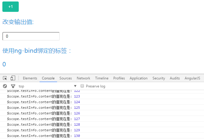 Angularjs中不同类型的双向数据绑定