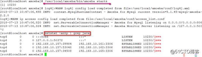 CentOS 7上部署Amoeba实现MySQL主从同步，读写分离，负载均衡高可用群集