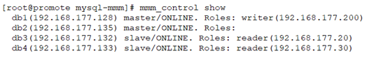MySQL中mmm实现高可用群集