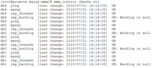 MySQL中mmm实现高可用群集