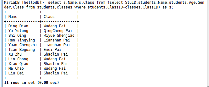 MySQL/MariaDB基础