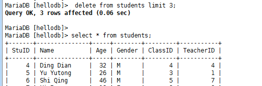 MySQL/MariaDB基础