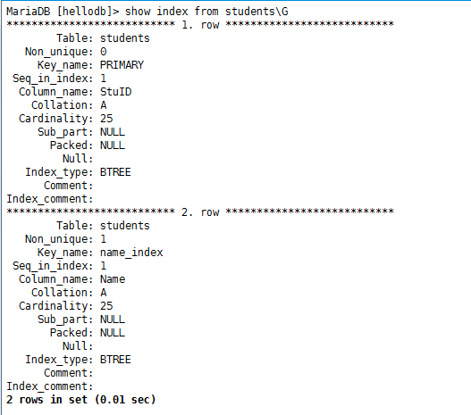 MySQL/MariaDB基础