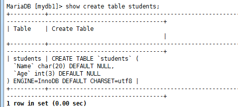 MySQL/MariaDB基础