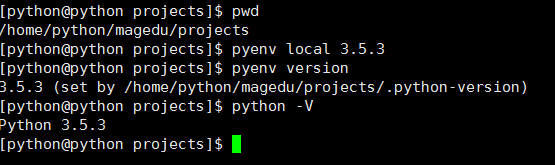 Pyenv安装及管理不同版本Python