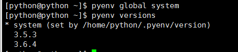 Pyenv安装及管理不同版本Python