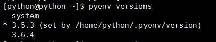 Pyenv安装及管理不同版本Python