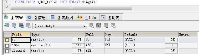 JavaWeb Mysql数据库基础知识