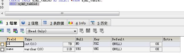 JavaWeb Mysql数据库基础知识