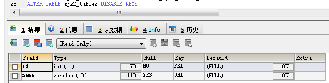 JavaWeb Mysql数据库基础知识