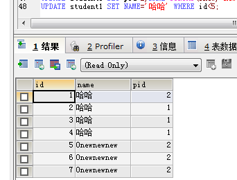 JavaWeb SQL常用语言（增删改查）