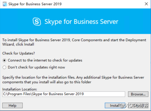 Skype for Business Server 2019 本地部署