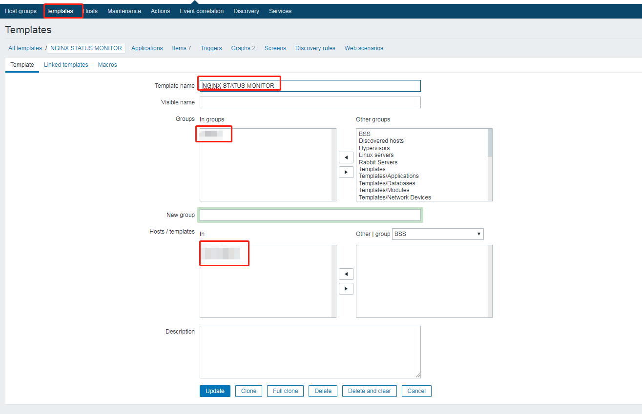 利用zabbix监控nginx status