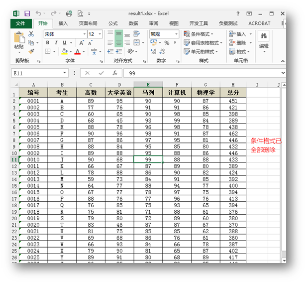 C# 应用Excel条件格式（一）