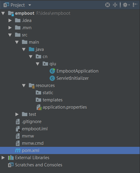 SpringBoot + MyBatis 实现对员工的增删改查