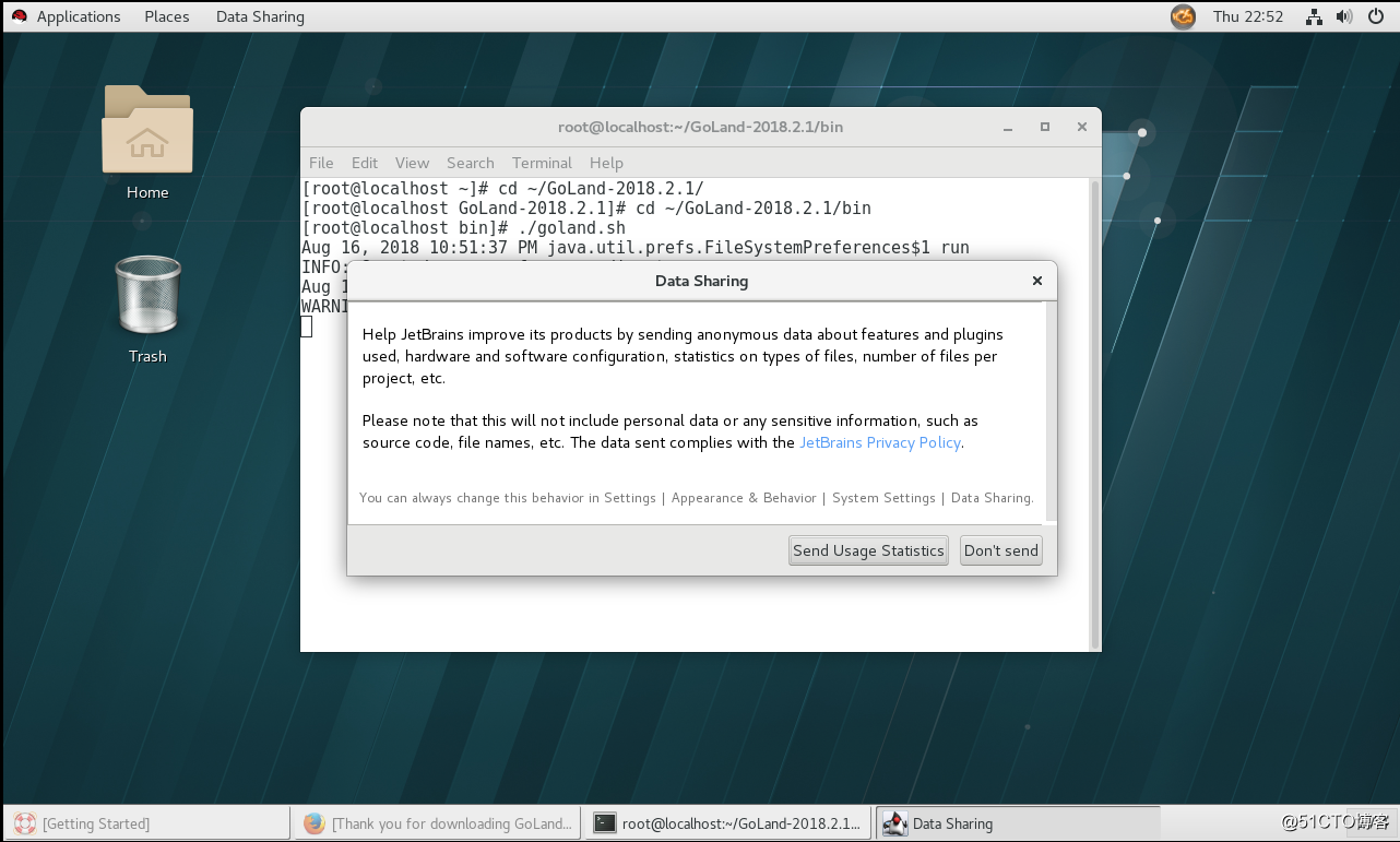 GO語言環境在Red Hat Linux 7.5上的配置