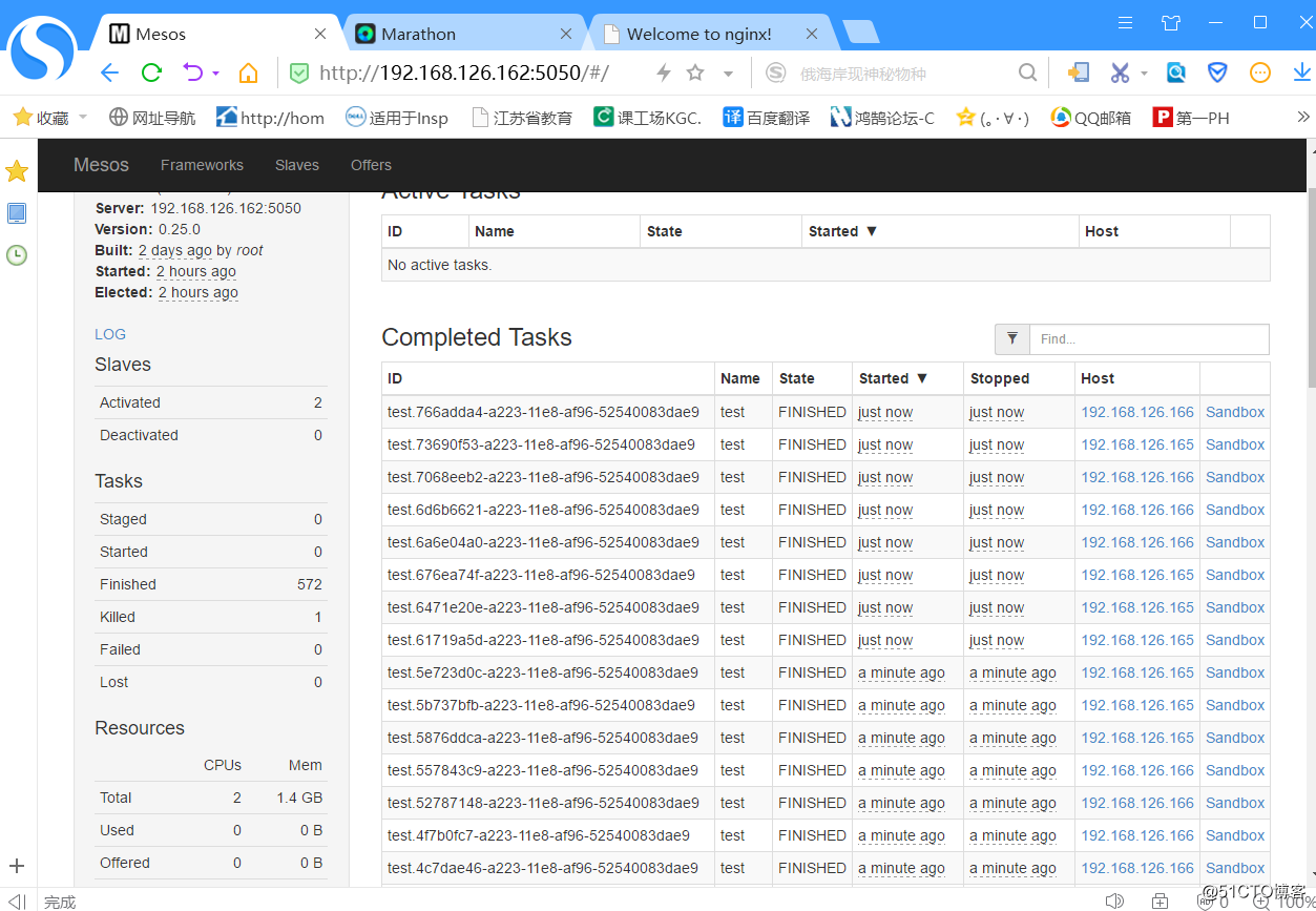 在CentOS7上配置Marathon+Mesos+Docker实战