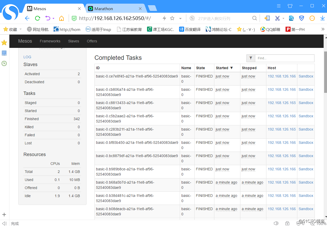 在CentOS7上配置Marathon+Mesos+Docker实战