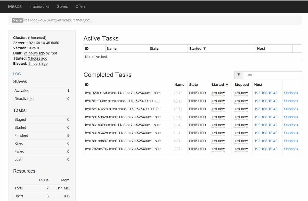 Marathon+Mesos+Docker部署