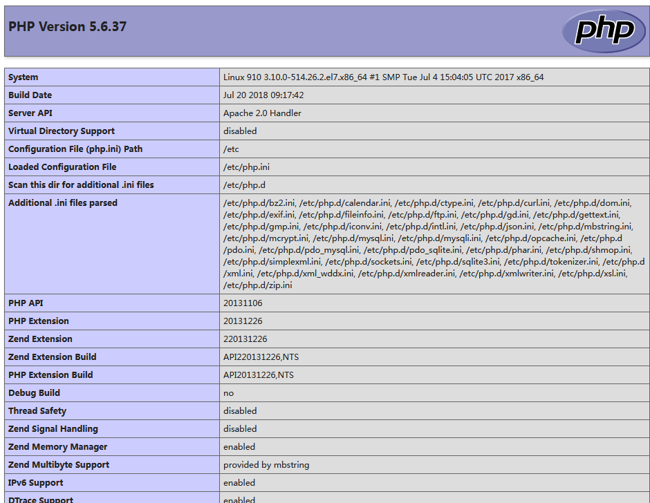 Centos7 - ownCloud 私有云盘搭建 (LAMP环境)