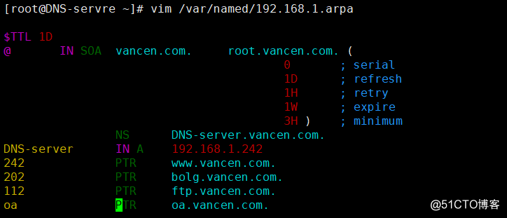 Centos 7.5 部署DNS