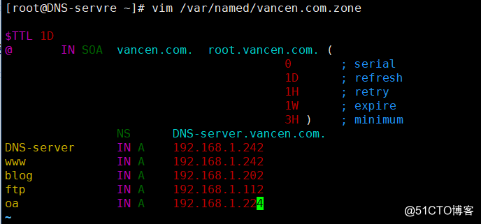 Centos 7.5 部署DNS