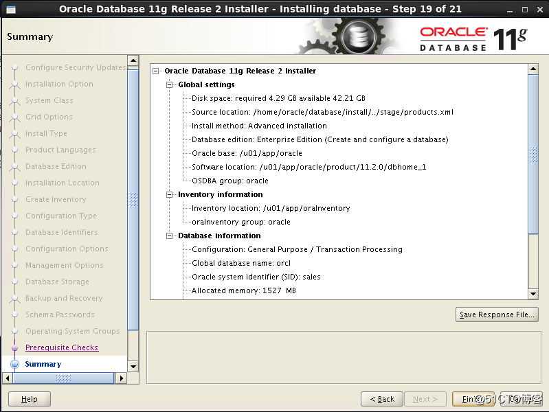 最全的Centos6.10詳細安裝Oracle 11G R2圖文教程