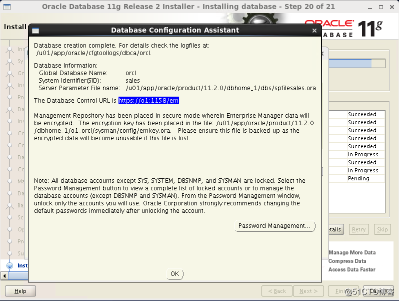 最全的Centos6.10詳細安裝Oracle 11G R2圖文教程