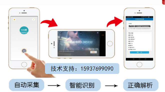 移动端VIN码识别