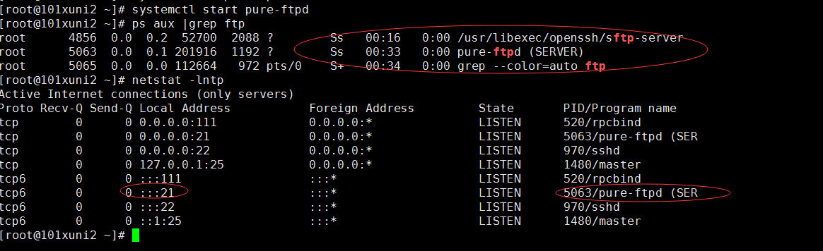 xshell使用xftp传输文件、使用pure-ftpd搭建ftp服务