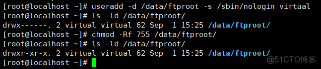 Centos 7使用vsftpd搭建FTP服务器