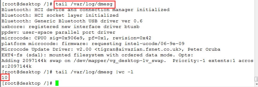 linux基本内容显示命令