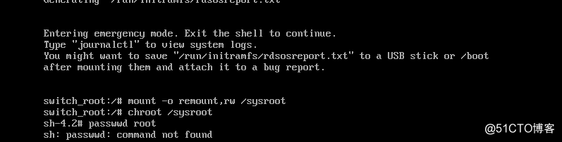 關於 虛擬機下 Redhat7版本 root用戶密碼忘記的解決方法