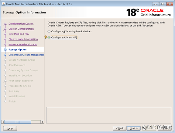 Configuring Oracle 18c RAC Using NFS With ASM