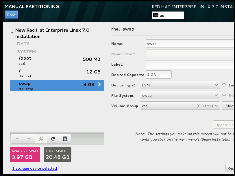 安装VM ware及虚拟机（Redhat 7.0）