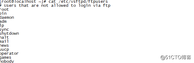 linux中搭建ftp服务配置
